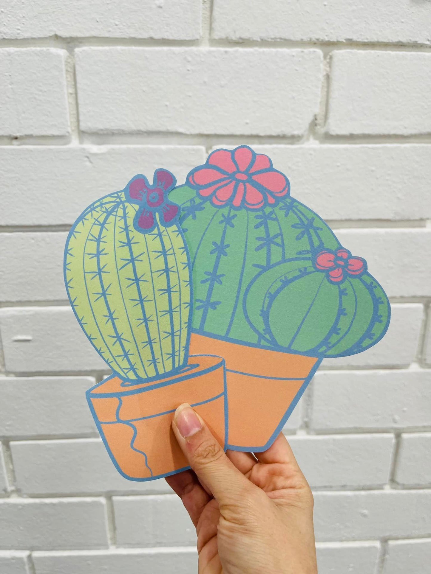 Cactus wall decal