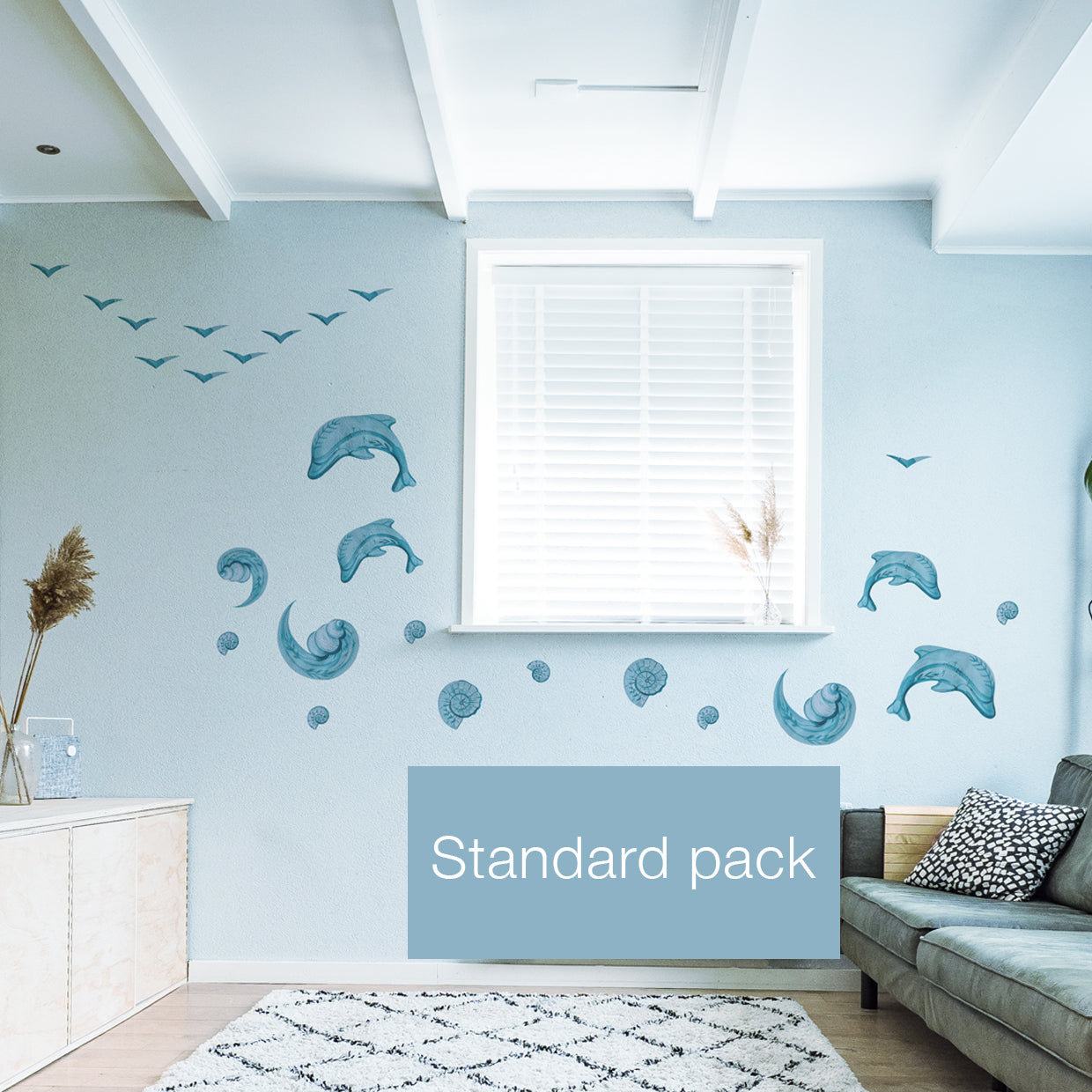 Mandurah dolphin wall decal