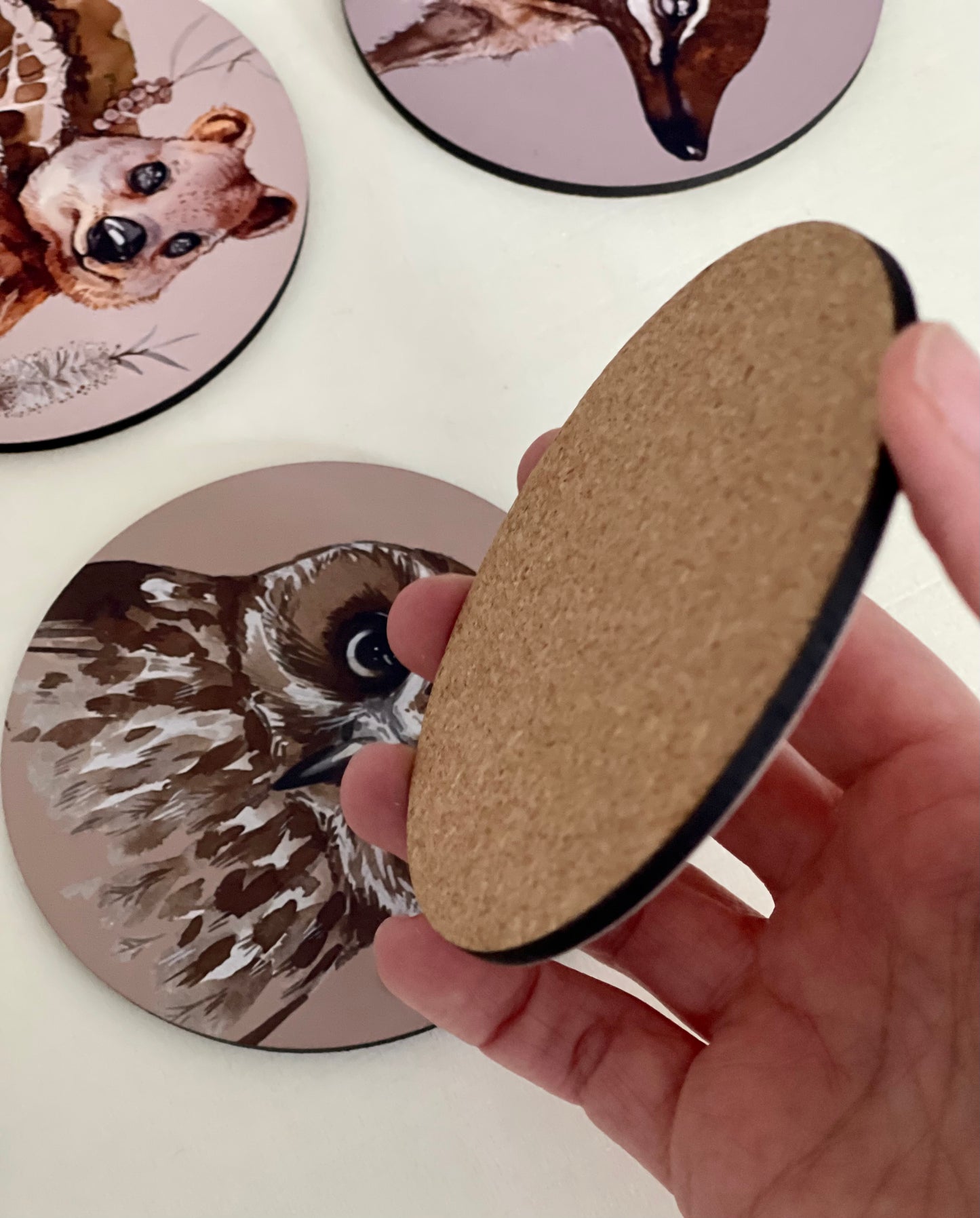 Aussie wildlife coasters